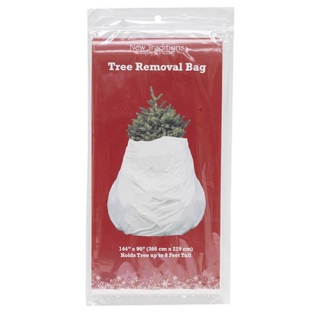 Celebrations Celebrations White Tree Removal Bag 144 in. W X 90 in. D 63501ACP2